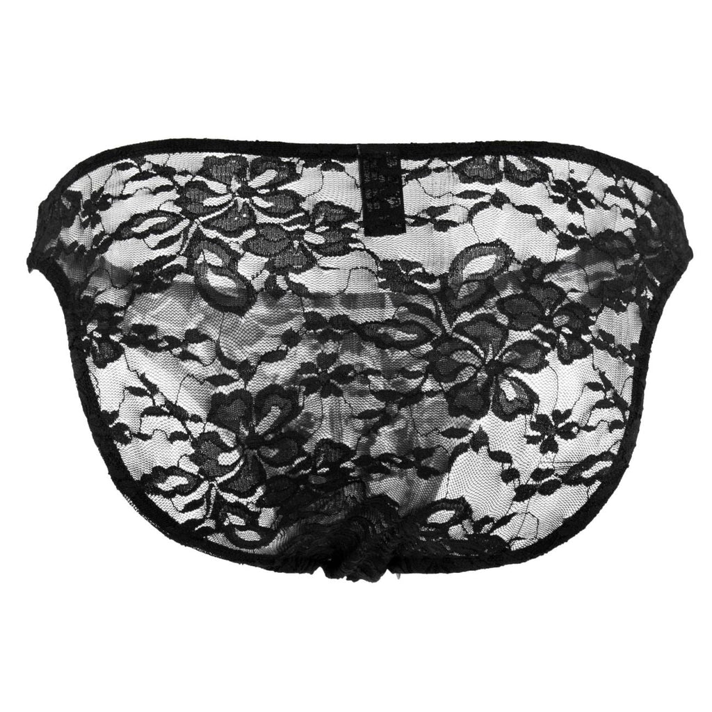 Male Power 491162 Stretch Lace Wonder Bikini Color Black - DealByEthan.gay loves Male Power