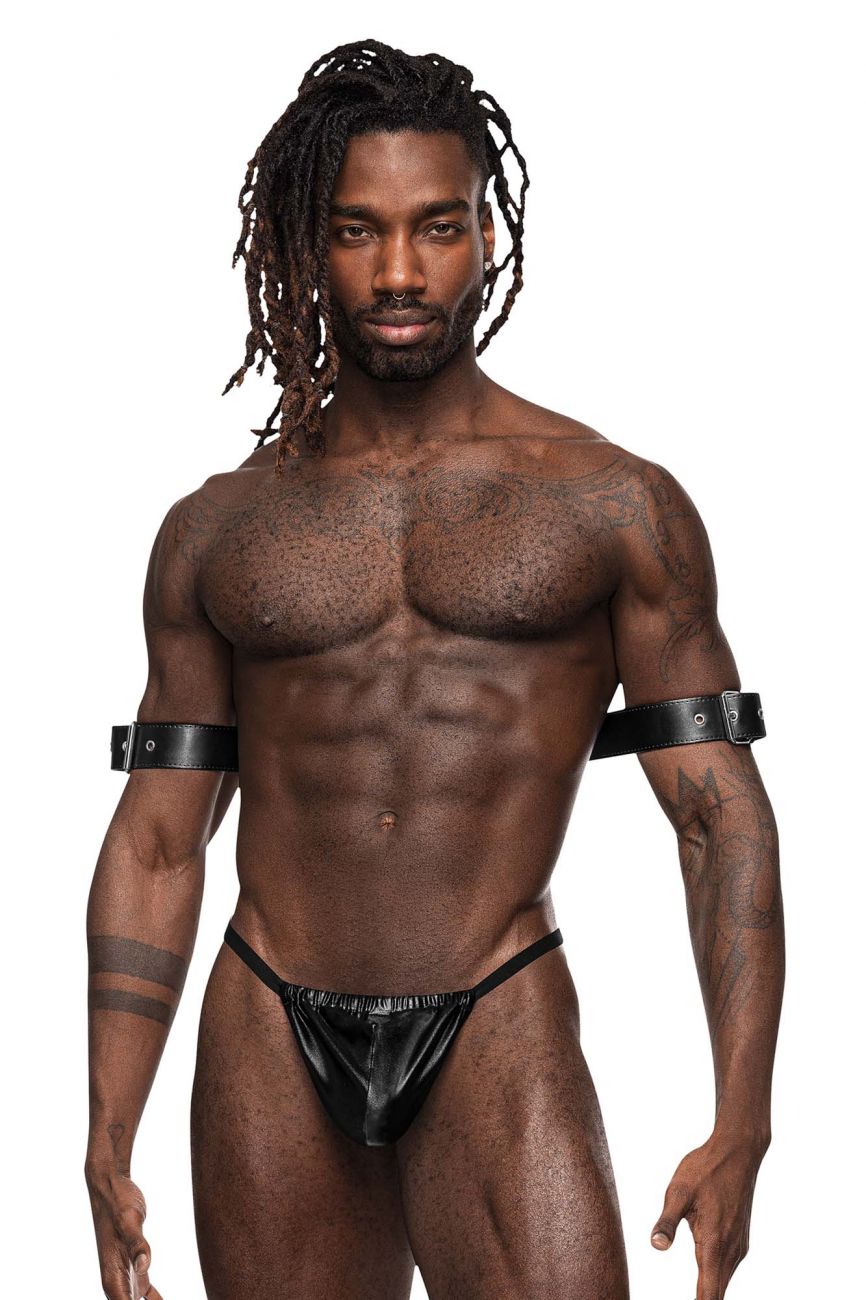 Male Power 510-266 PU Leather Pisces Color Black - DealByEthan.gay loves Male Power