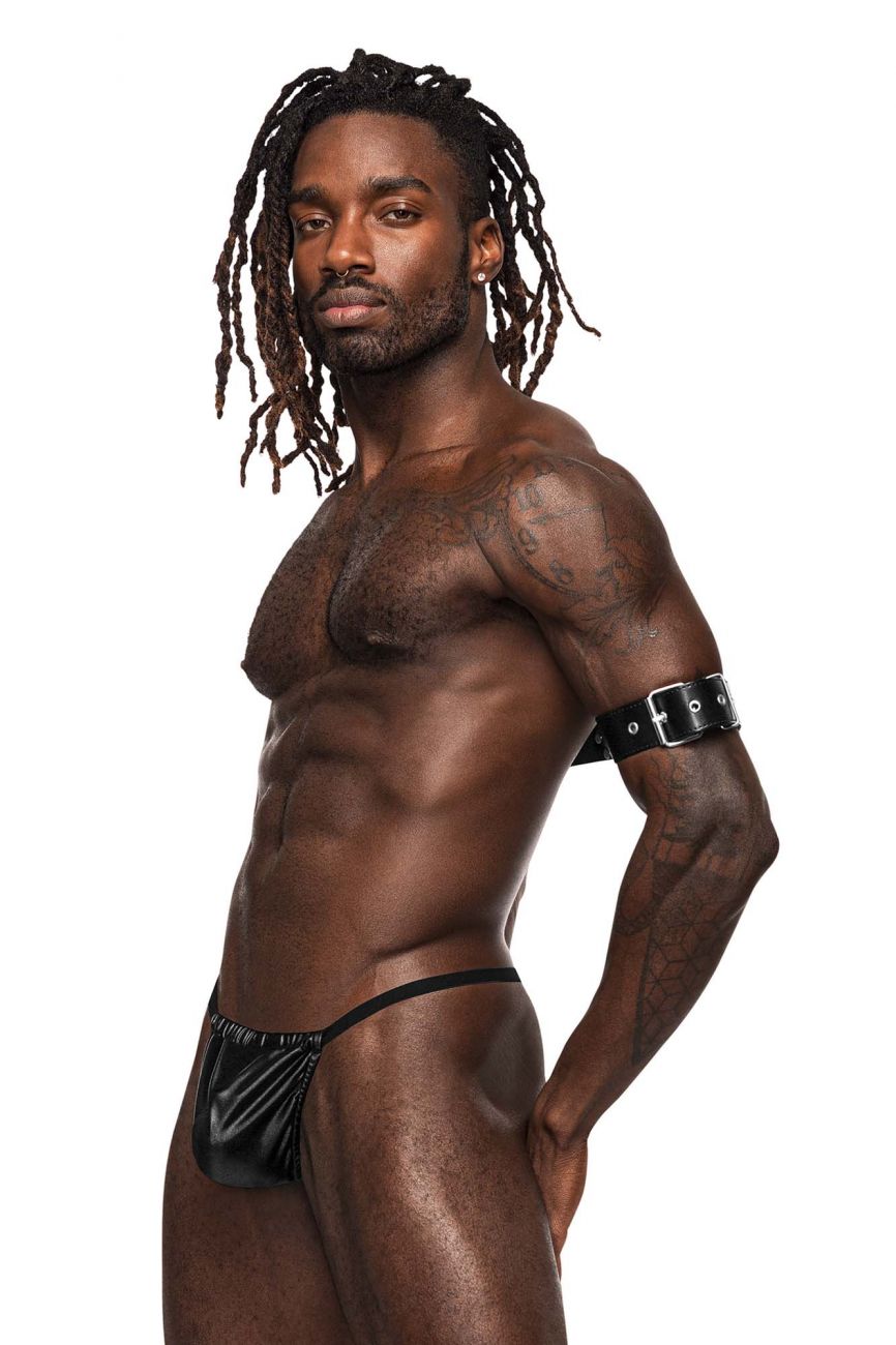 Male Power 510-266 PU Leather Pisces Color Black - DealByEthan.gay loves Male Power