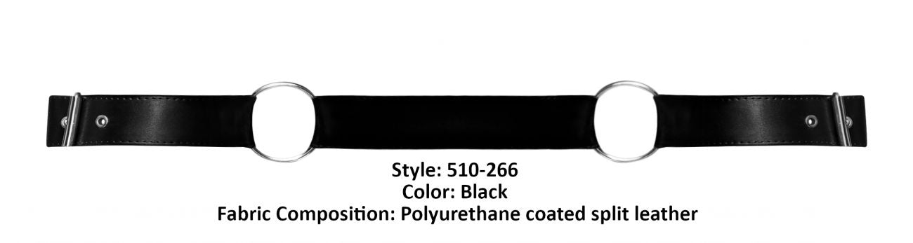 Male Power 510-266 PU Leather Pisces Color Black - DealByEthan.gay loves Male Power