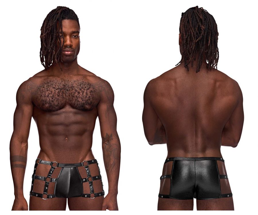 Male Power PAK-155 Fetish Vulcan Trunks Color Black - DealByEthan.gay loves Male Power