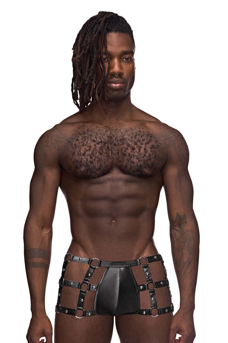 Male Power PAK-155 Fetish Vulcan Trunks Color Black - DealByEthan.gay loves Male Power
