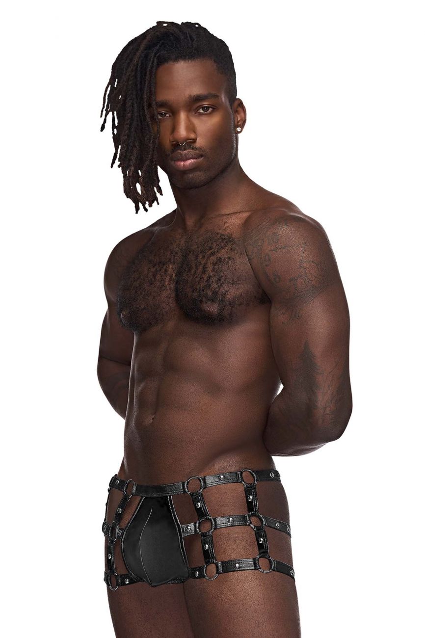 Male Power PAK-155 Fetish Vulcan Trunks Color Black - DealByEthan.gay loves Male Power