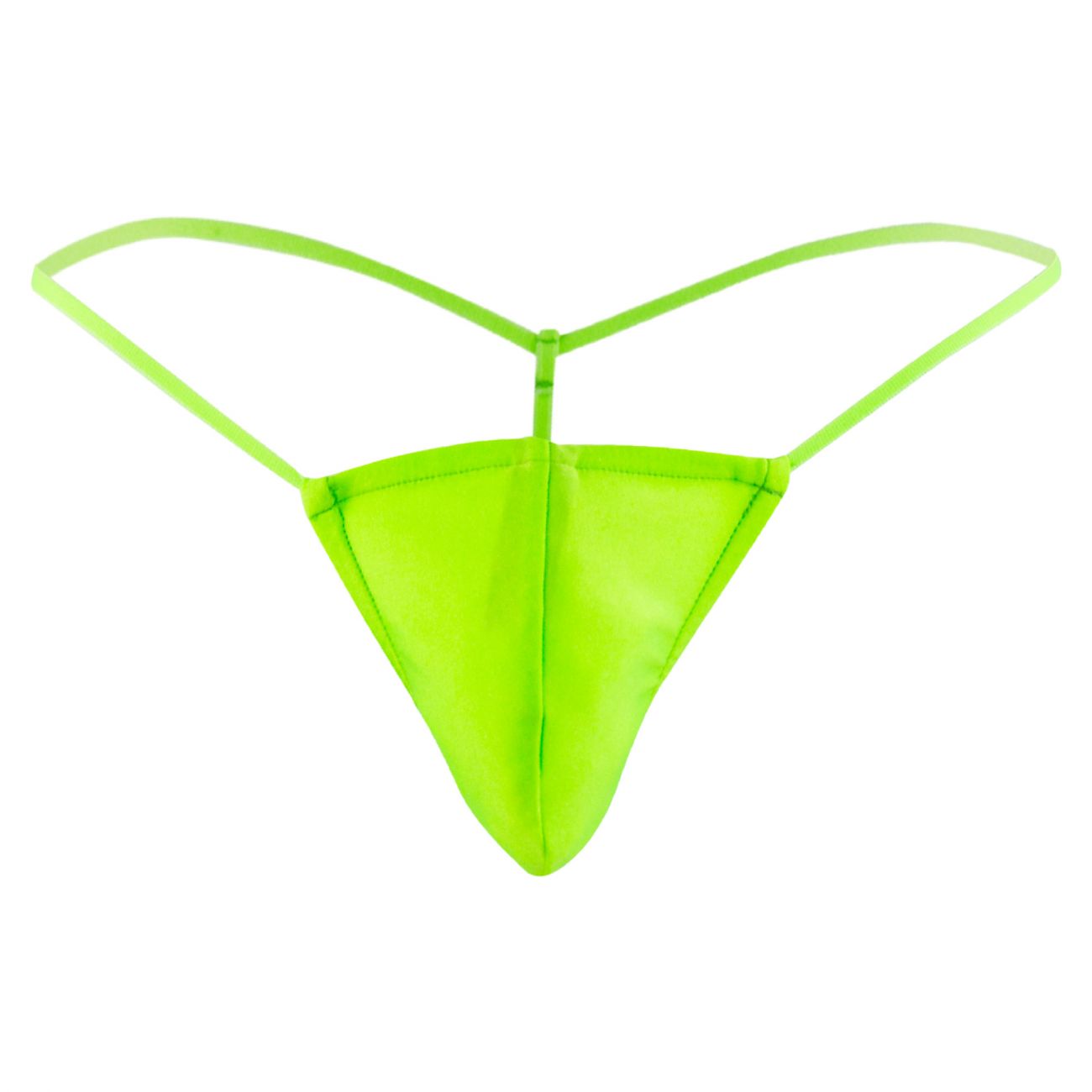Male Power PAK870 Euro Male Spandex Pouch G String Color Lime - DealByEthan.gay loves Male Power