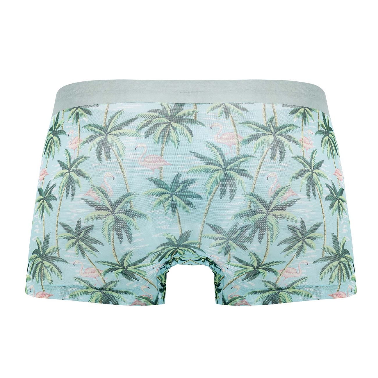 Male Power SMS-011 Sheer Prints Seamless Short Color Flamingo - DealByEthan.gay loves Male Power