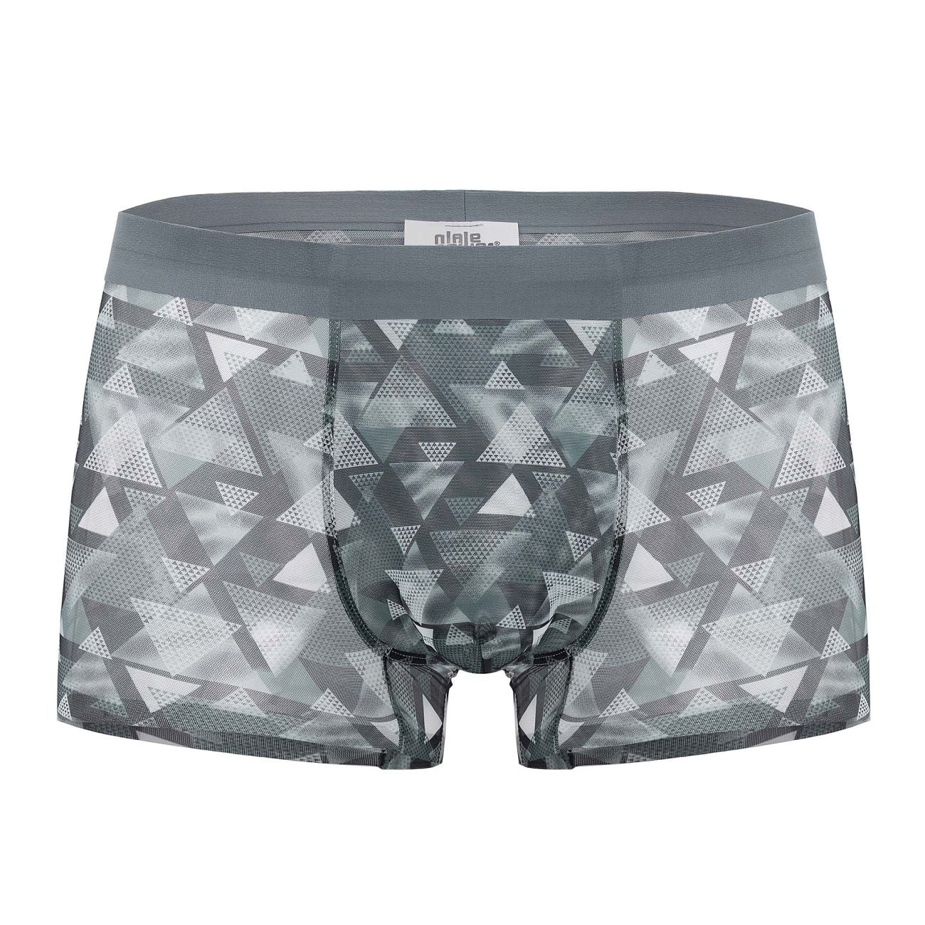 Male Power SMS-011 Sheer Prints Seamless Short Color Optical - DealByEthan.gay loves Male Power
