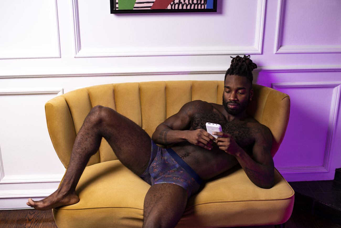 Male Power SMS-011 Sheer Prints Seamless Short Color Splatter - DealByEthan.gay loves Male Power