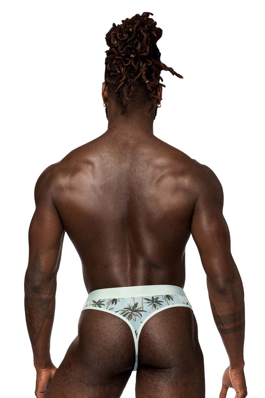 Male Power SMS-012 Sheer Prints Thong Color Flamingo - DealByEthan.gay loves Male Power
