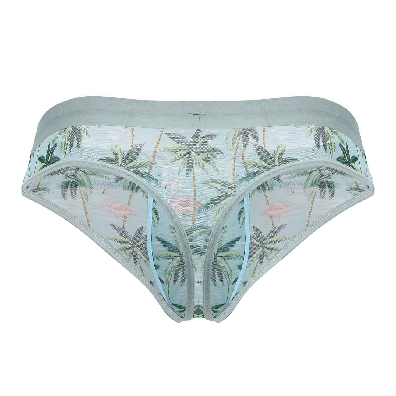 Male Power SMS-012 Sheer Prints Thong Color Flamingo - DealByEthan.gay loves Male Power