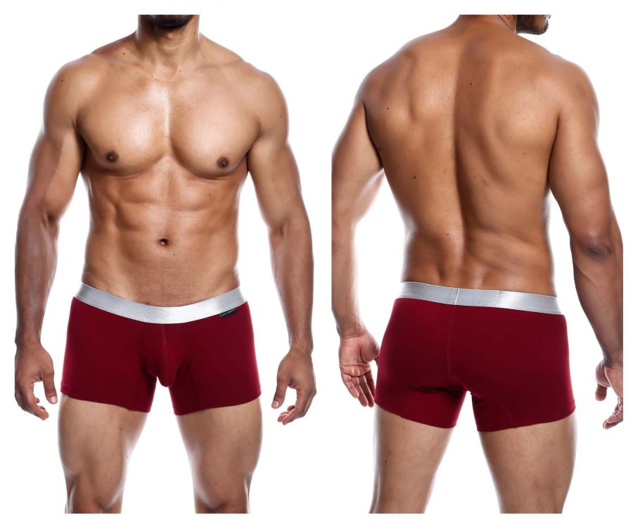 Bóxer clásico Pima MB101 de MaleBasics, color vino