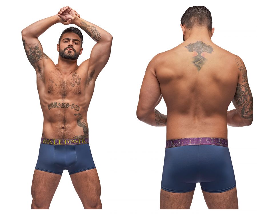 Male Power 150-249 Avant-Garde Enhancer Short Color Azul Antiguo