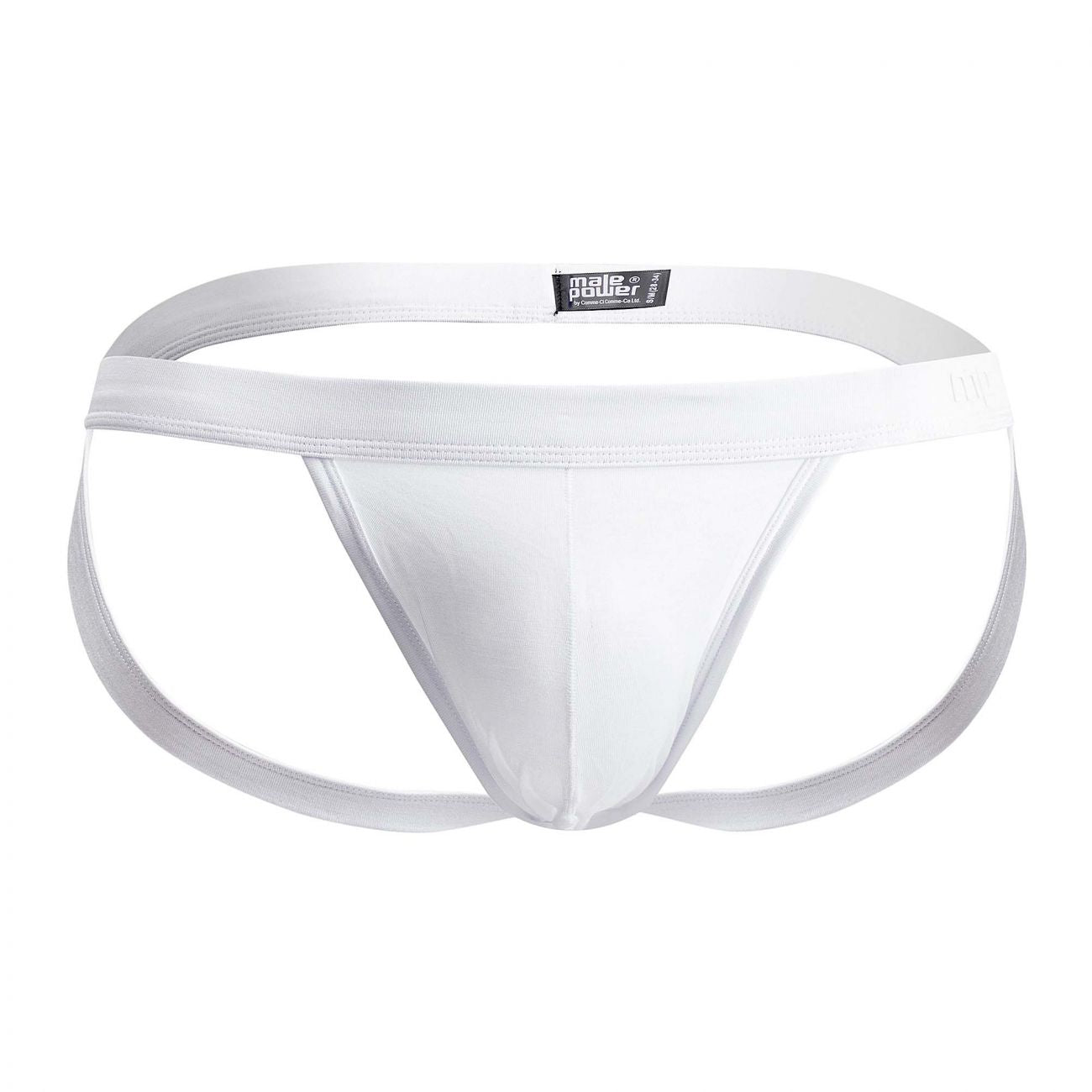Male Power 392-257 Pure Comfort Sport Jock Color White