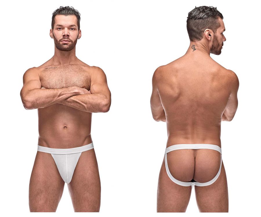 Male Power 392-257 Pure Comfort Sport Jock Color White