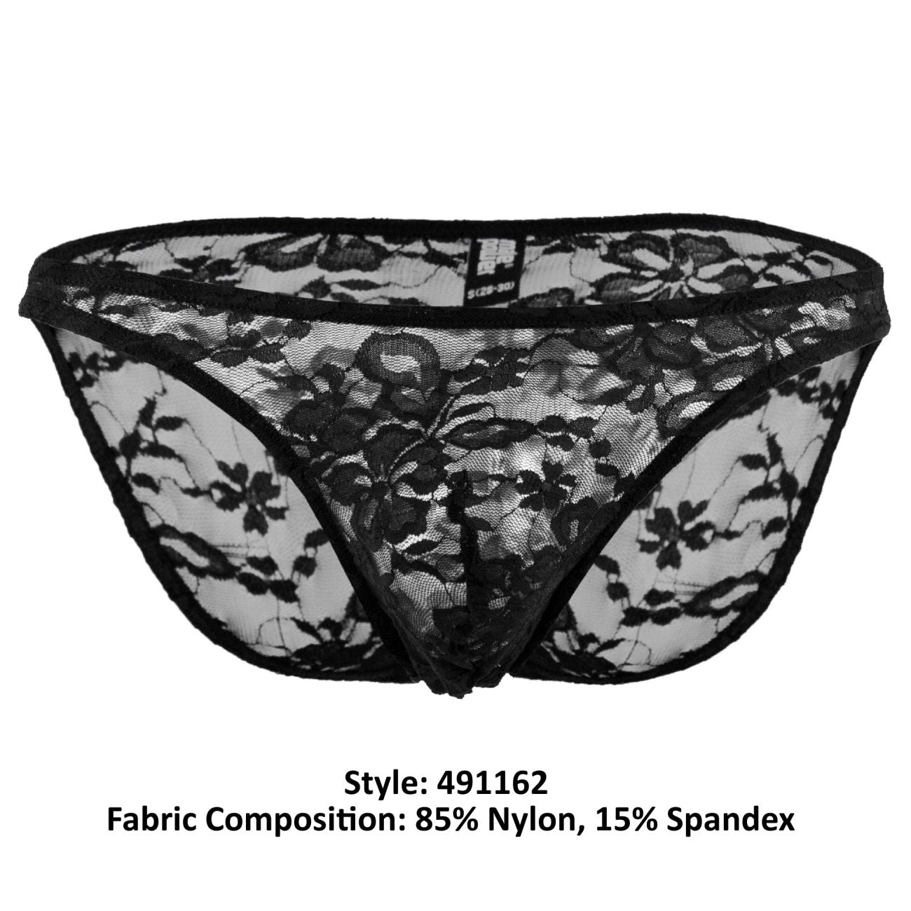 Male Power 491162 Stretch Lace Wonder Bikini Farbe Schwarz