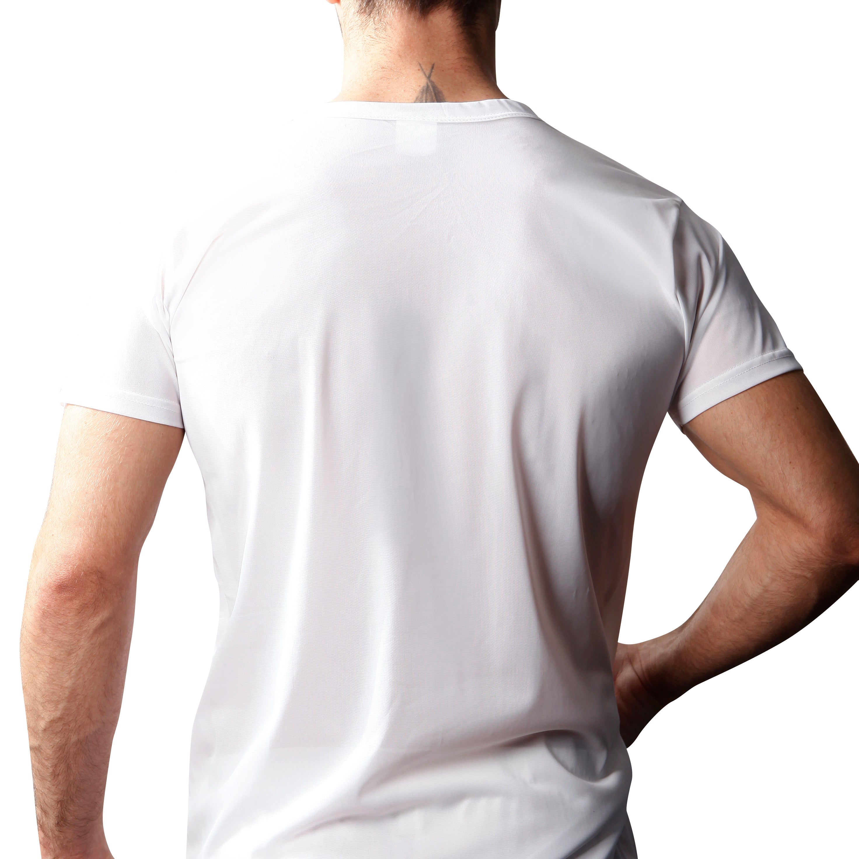 Nylon Tricot Crew Neck T-shirt - DealByEthan.gay loves Players Underwear
