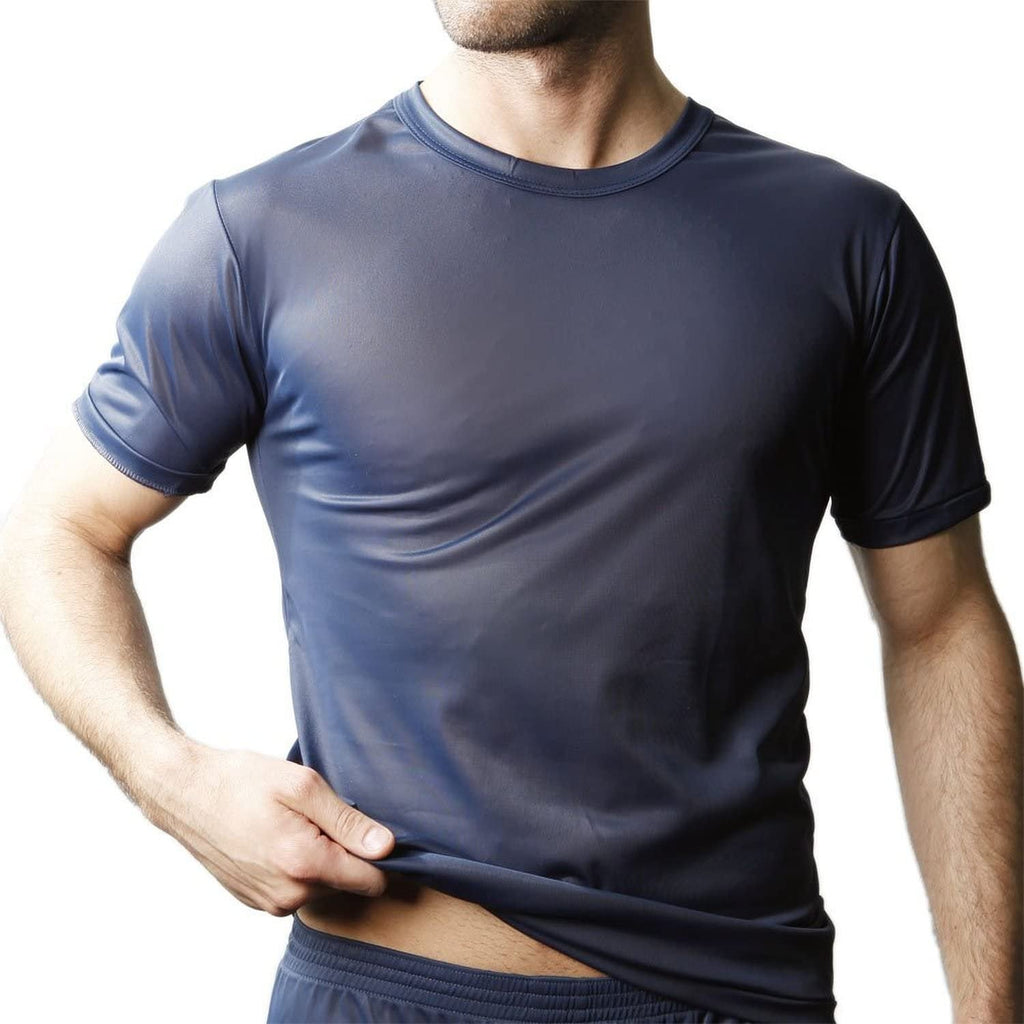 Nylon Tricot Crew Neck T-shirt - DealByEthan.gay loves Players Underwear