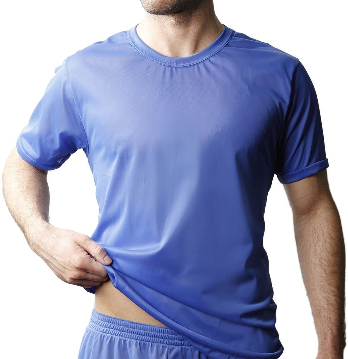 Nylon Tricot Crew Neck T-shirt - DealByEthan.gay loves Players Underwear