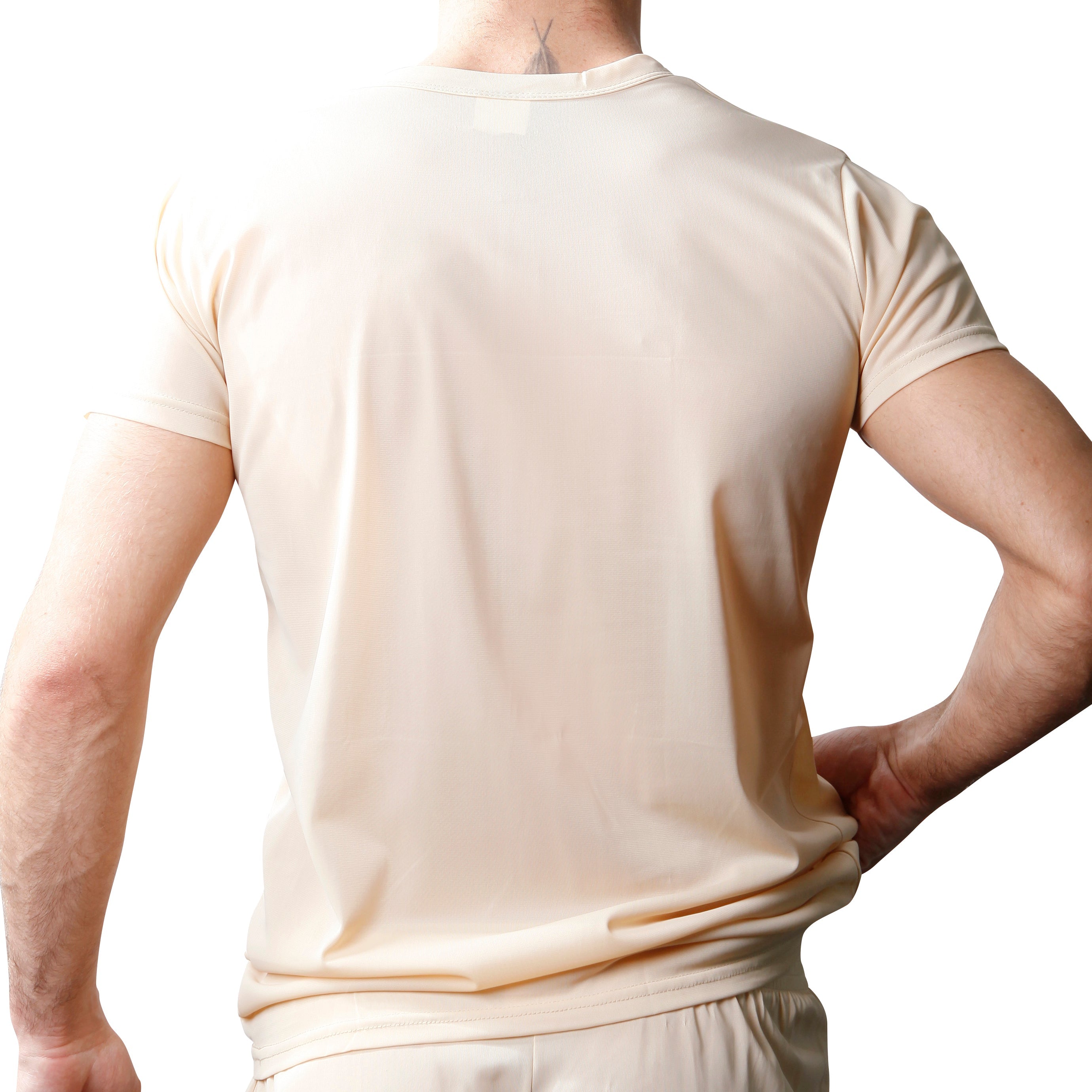 Nylon Tricot Crew Neck T-shirt - DealByEthan.gay loves Players Underwear