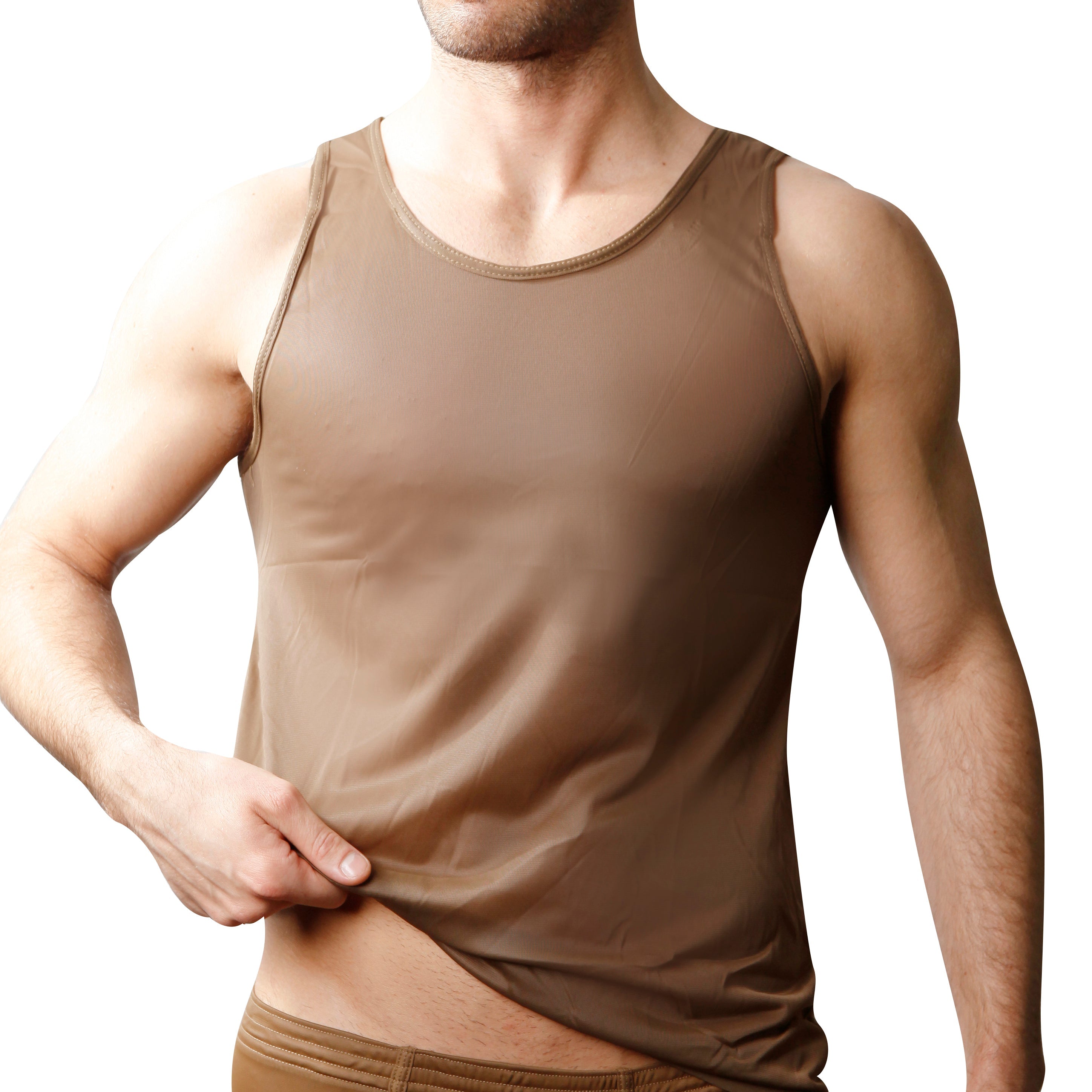 Nylon Tricot Tank Top - DealByEthan.gay loves Players Underwear
