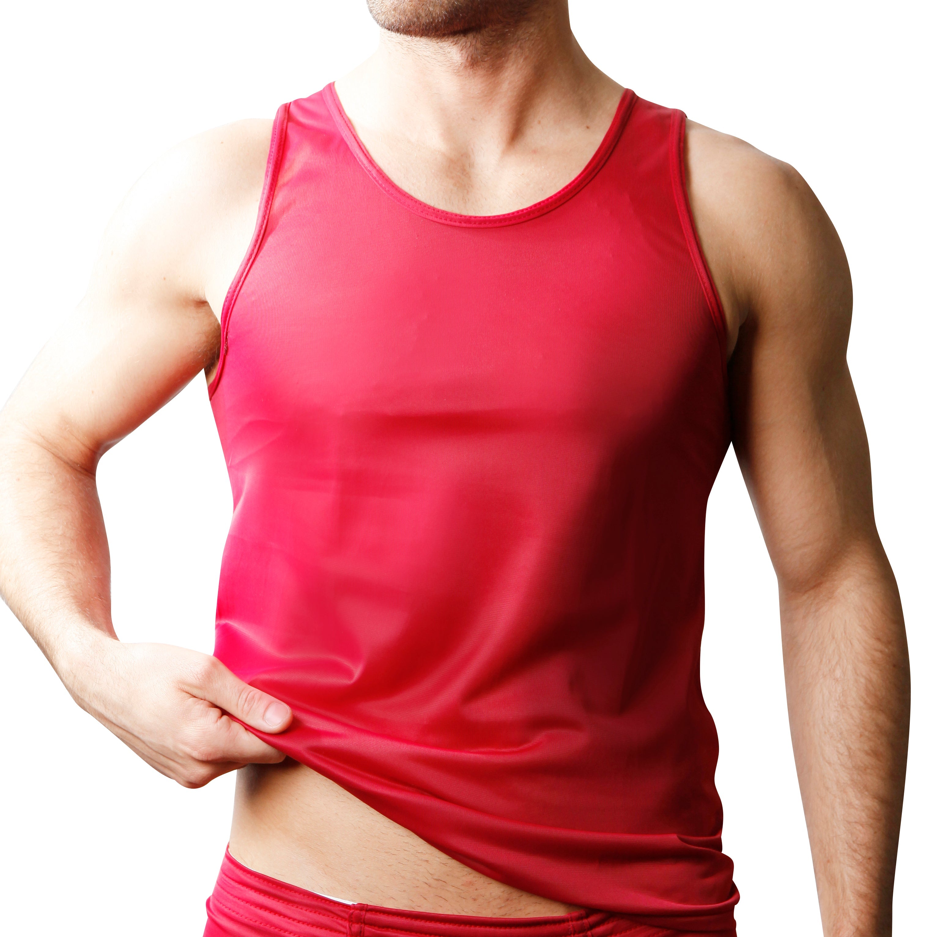 Nylon Tricot Tank Top - DealByEthan.gay loves Players Underwear