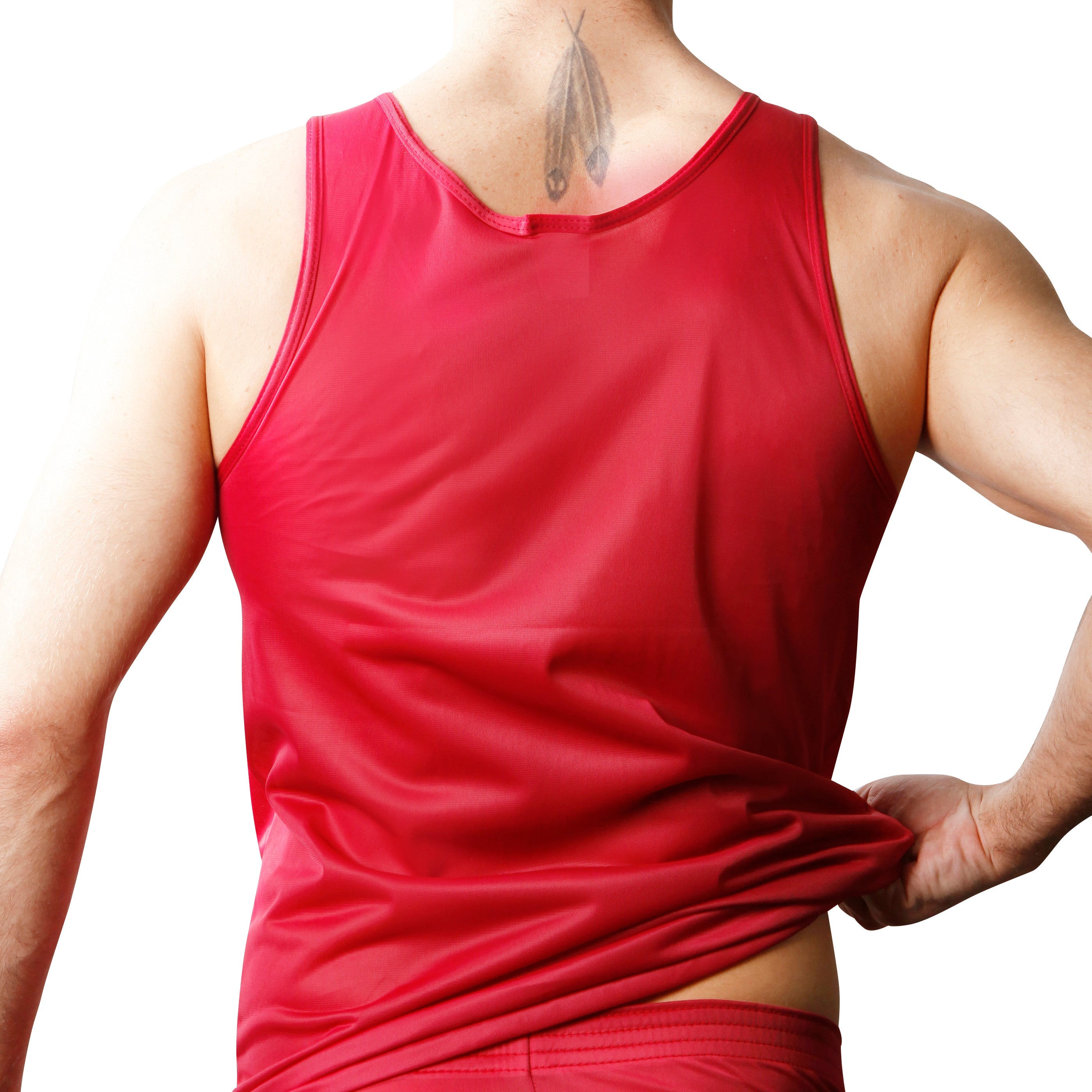 Nylon Tricot Tank Top - DealByEthan.gay loves Players Underwear
