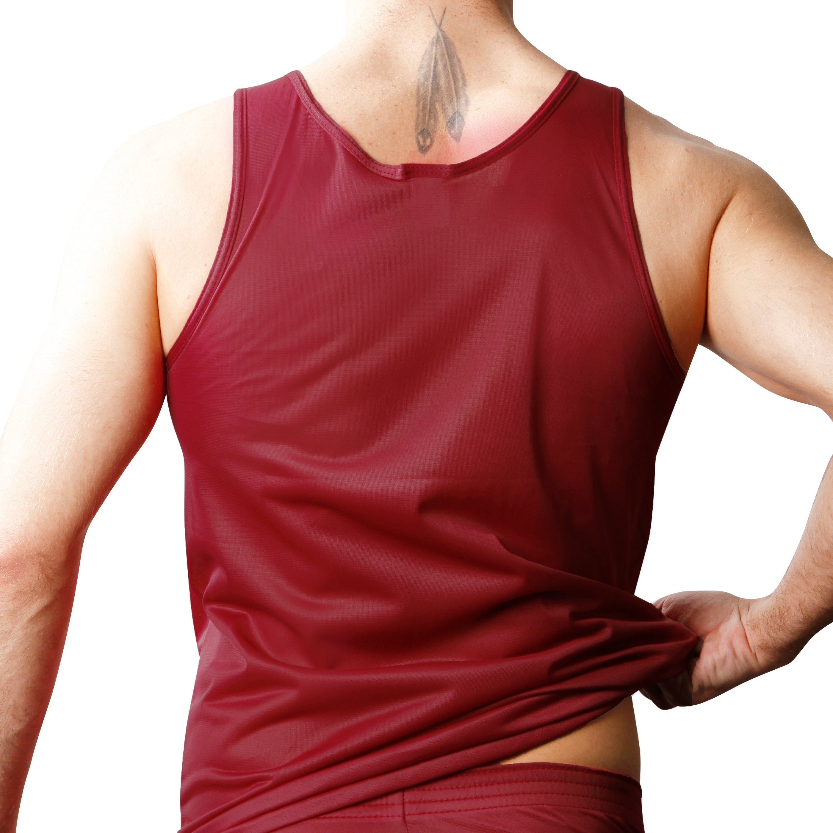 Nylon Tricot Tank Top - DealByEthan.gay loves Players Underwear