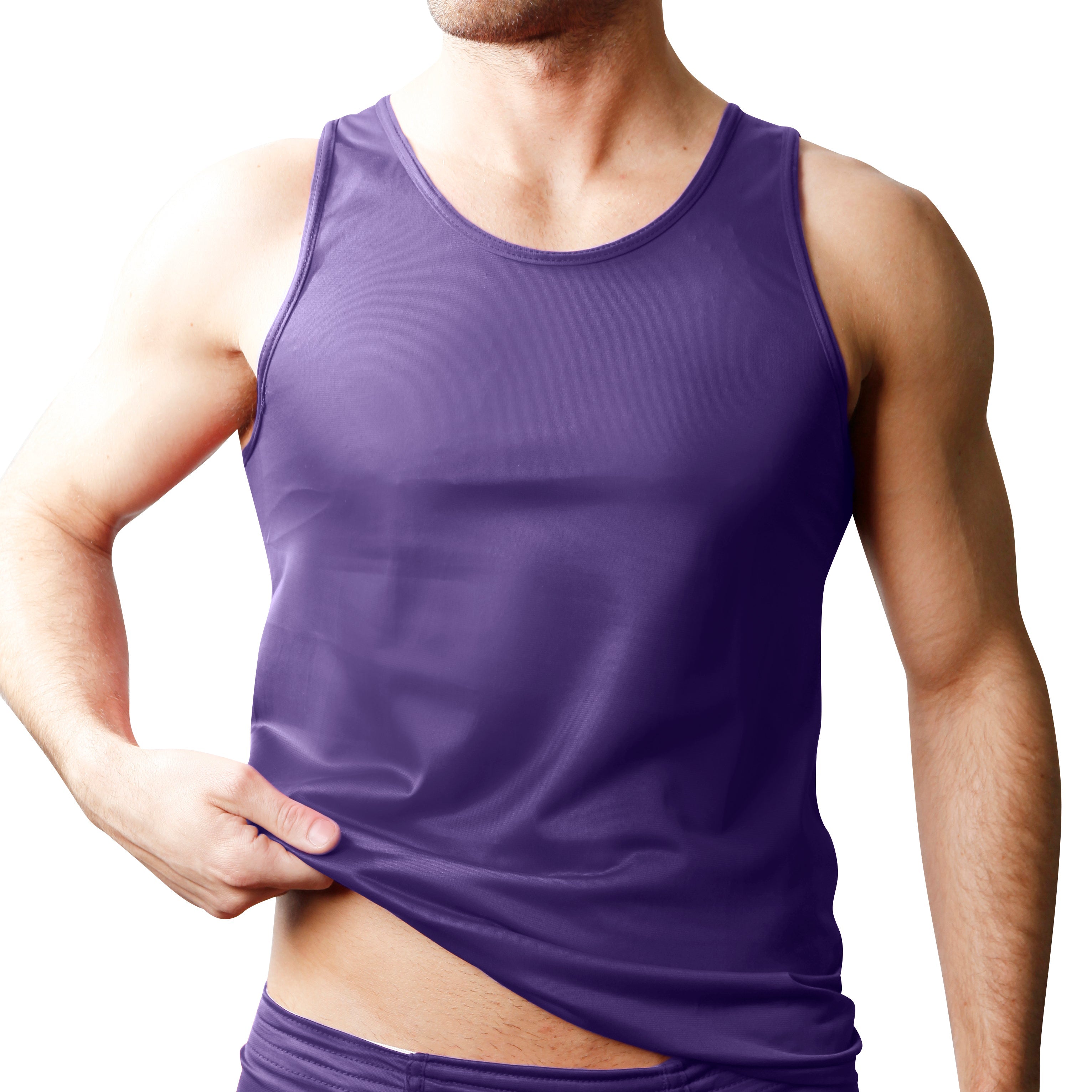 Nylon Tricot Tank Top - DealByEthan.gay loves Players Underwear