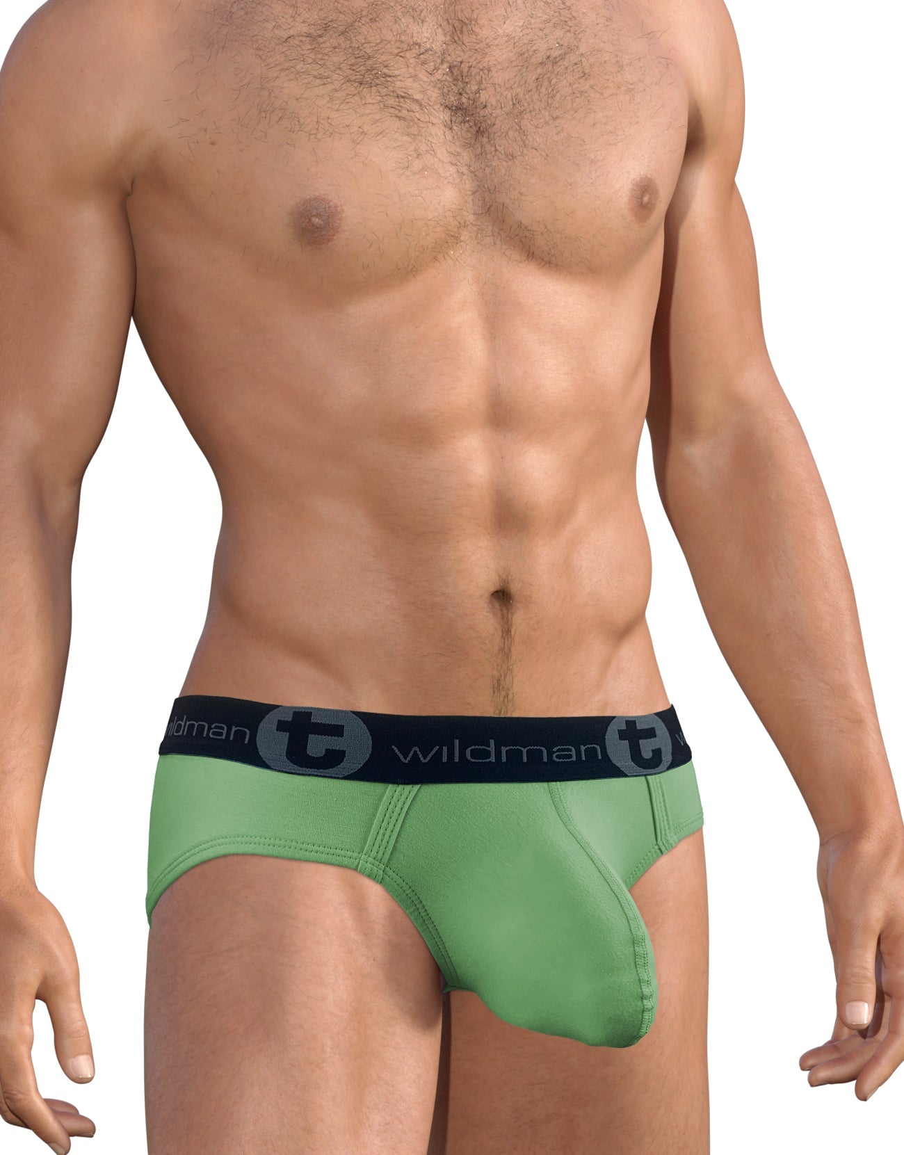 Big Boy Pouch Brief Green - DealByEthan.gay