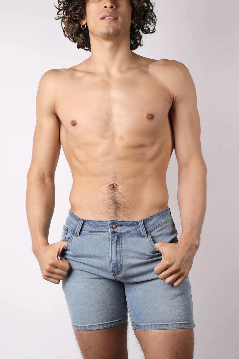 OCEANSIDE DENIM SHORT - DealByEthan.gay loves Timoteo