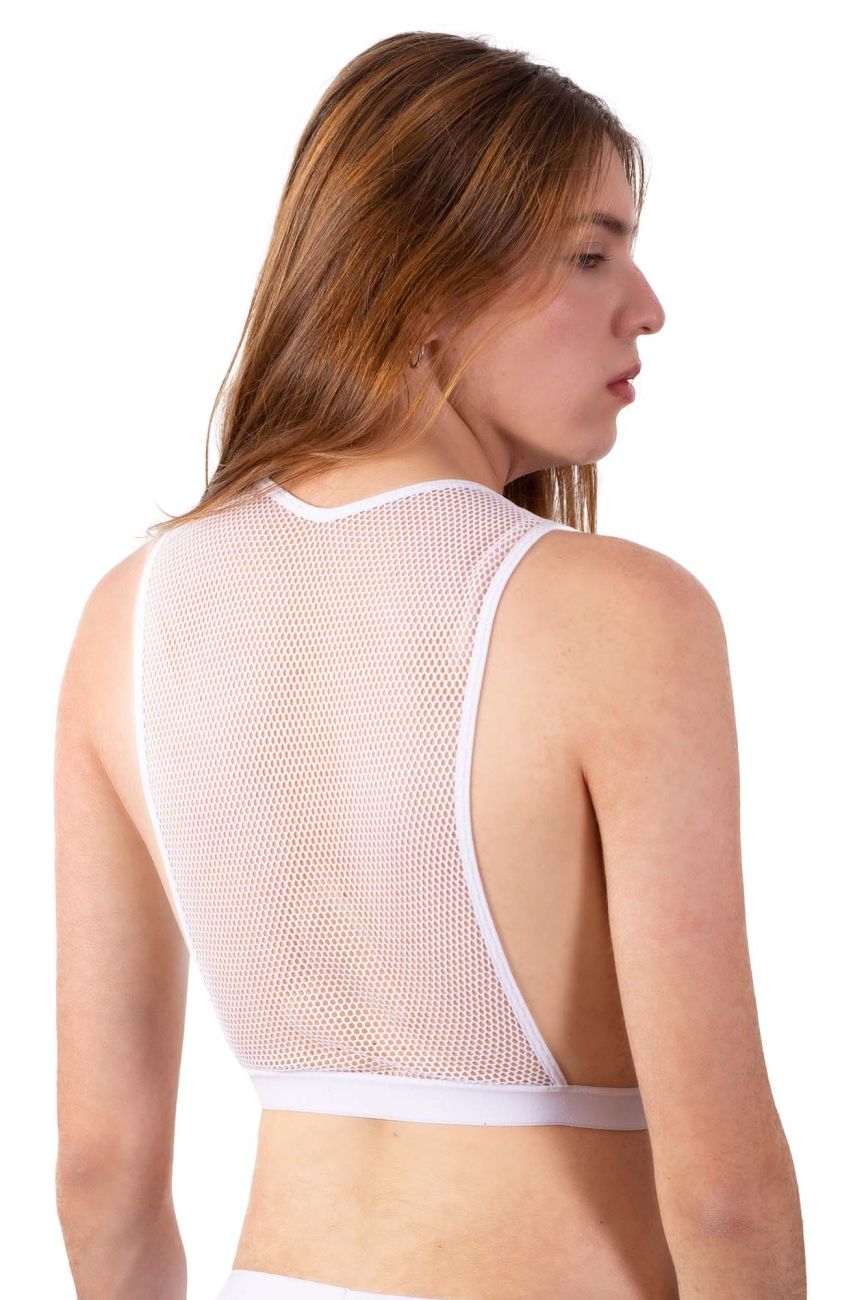 PLURAL PL007 Crop Top Color White - DealByEthan.gay loves PLURAL