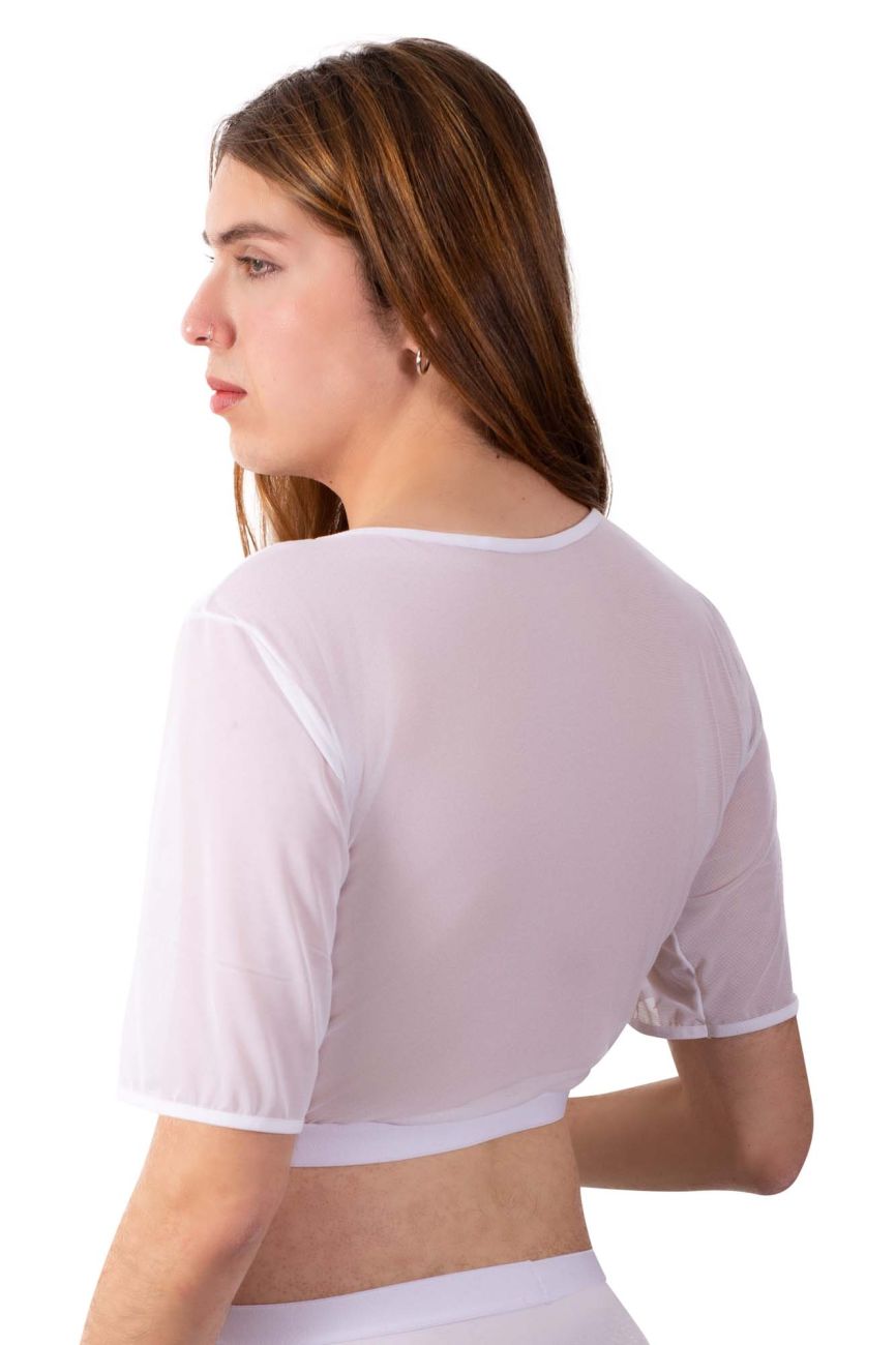 PLURAL PL009 Crop Top Color White - DealByEthan.gay loves PLURAL