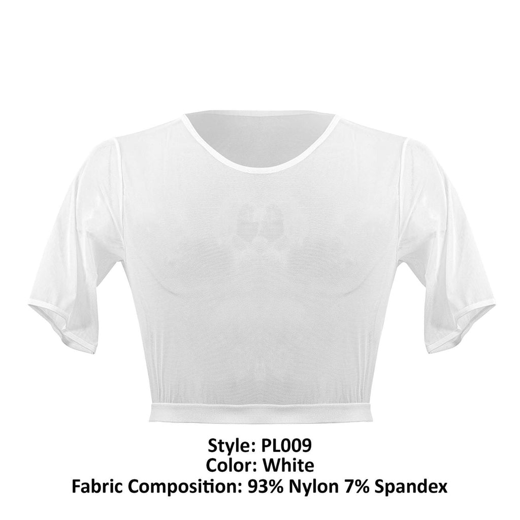 PLURAL PL009 Crop Top Color White - DealByEthan.gay loves PLURAL