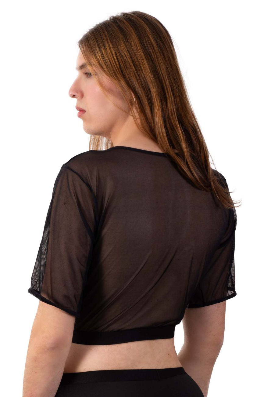 PLURAL PL009 Top corto color negro