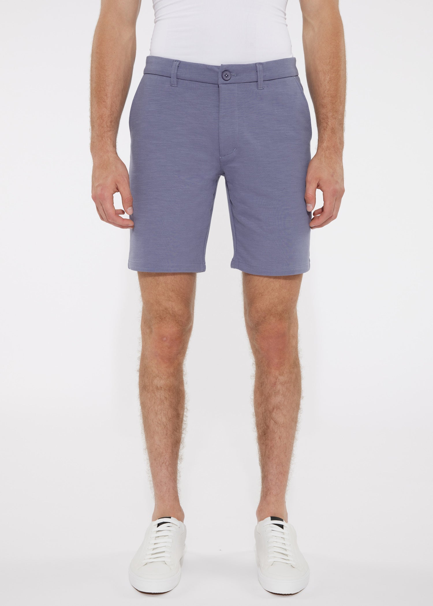 SOLID STRETCH KNIT SHORT - DealByEthan.gay