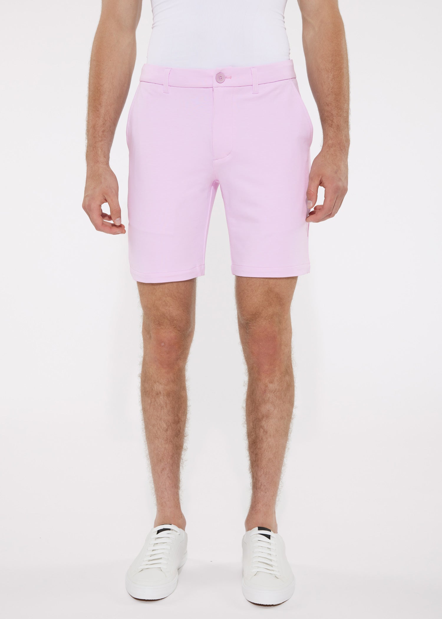 SOLID STRETCH KNIT SHORT - DealByEthan.gay