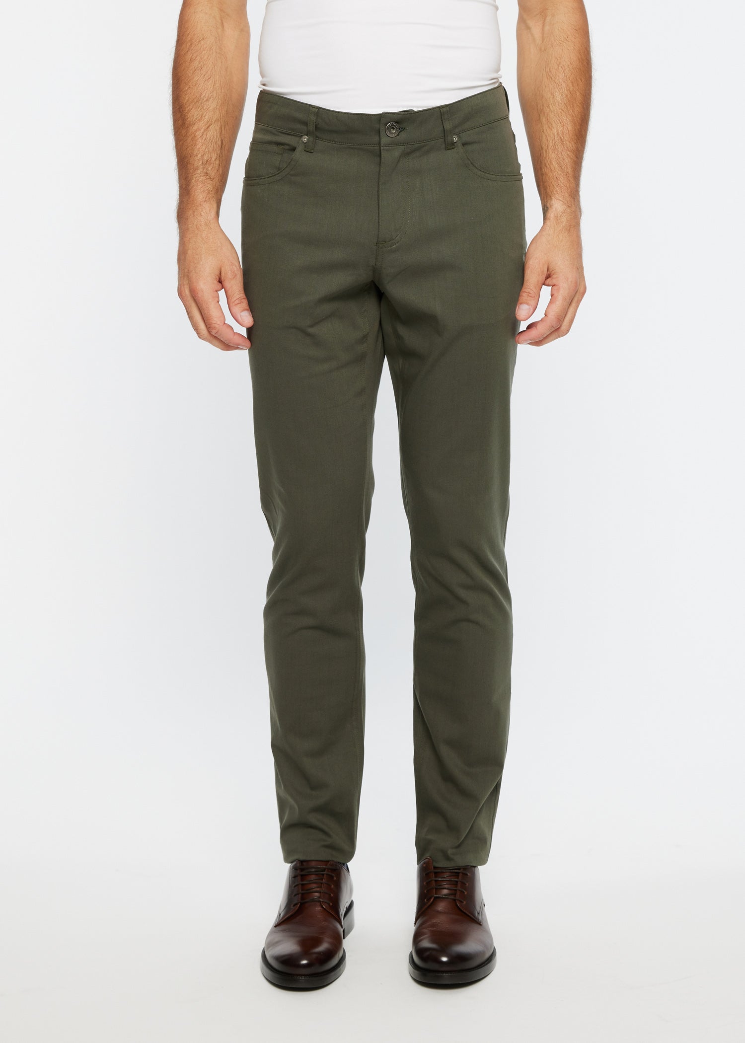 TEXTURED 5 POCKET STRETCH WOVEN JEANS - DealByEthan.gay
