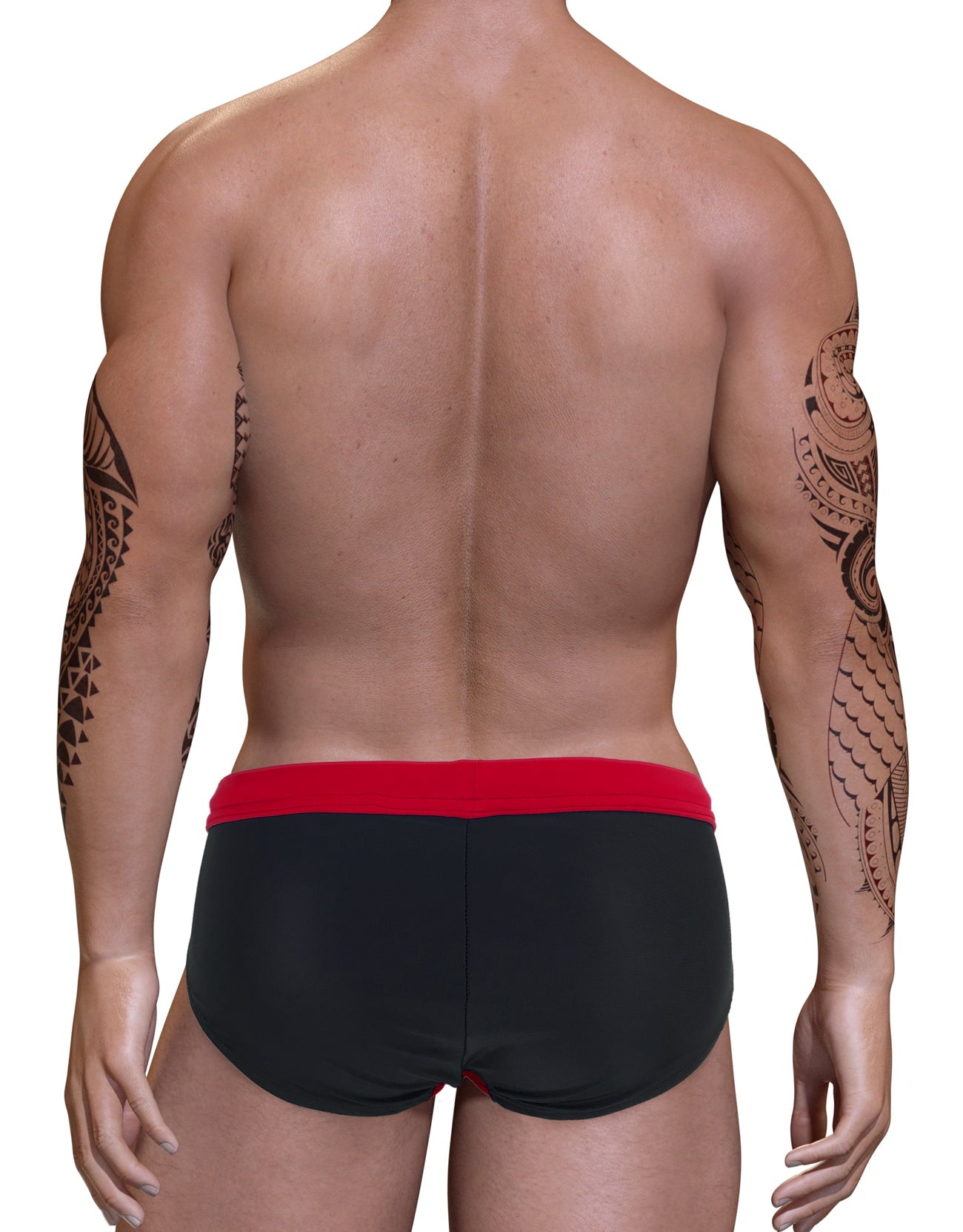 Big Boy Pouch Swim Bikini Red - DealByEthan.gay