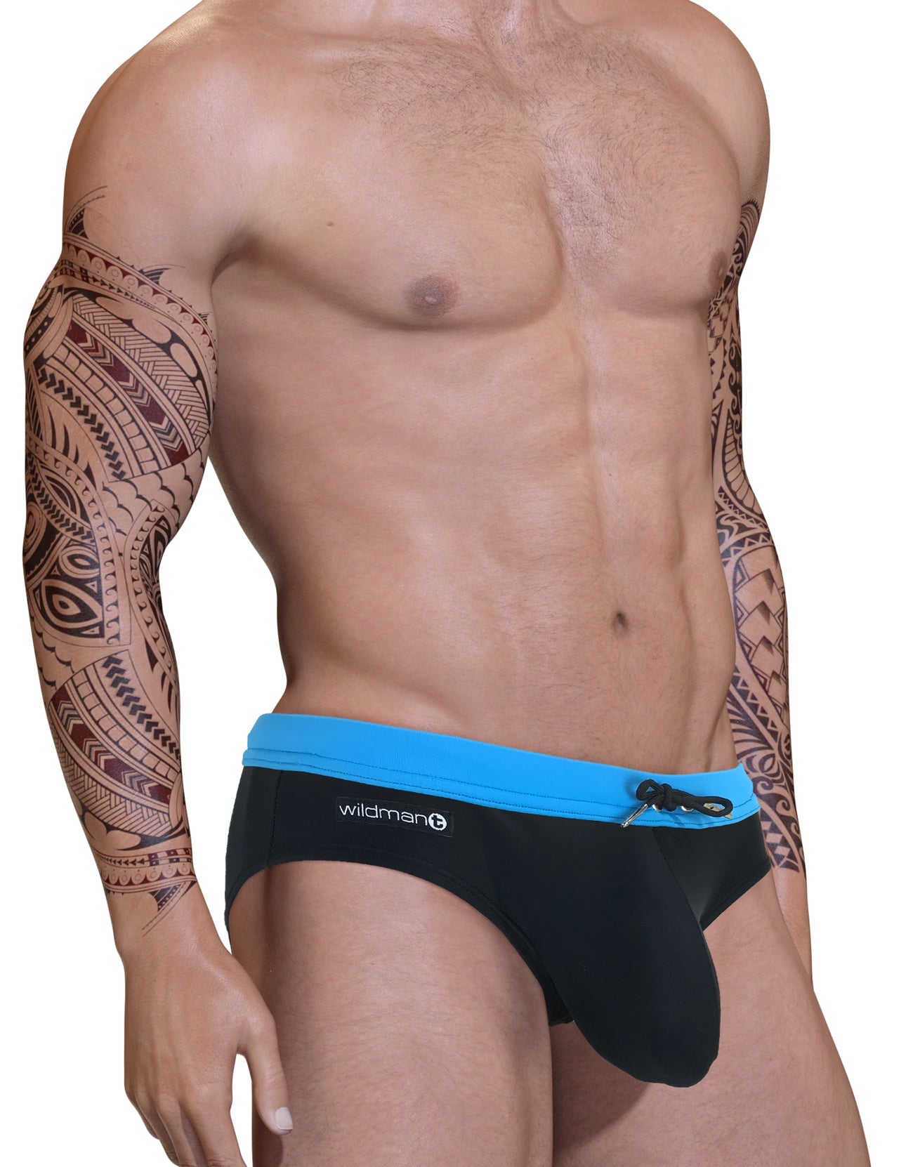 Big Boy Pouch Swim Bikini Blue - DealByEthan.gay