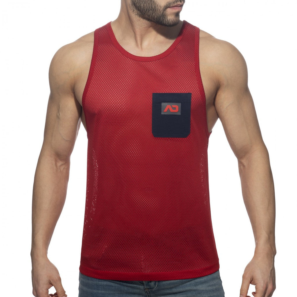 POCKET CONTRAST TANK TOP - DealByEthan.gay loves Addicted