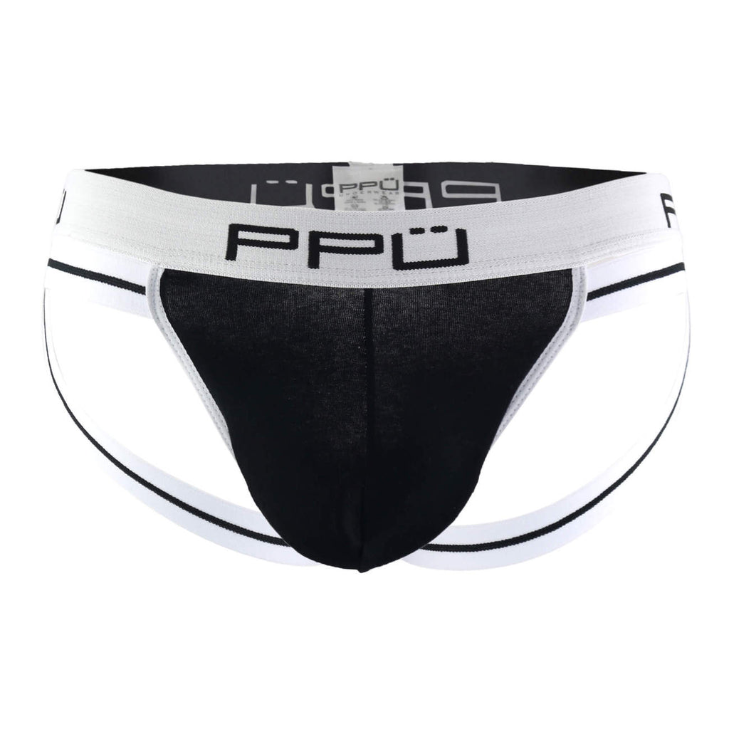 PPU 0965 Jockstrap Color White-Black - DealByEthan.gay loves PPU