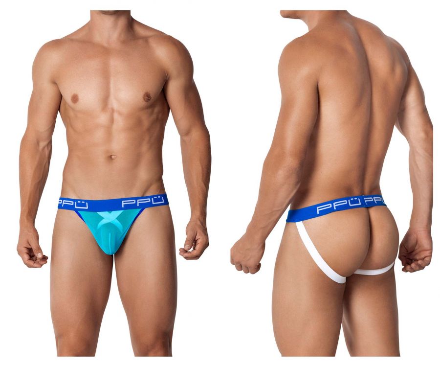 PPU 2103 Ball Lifter Jockstrap Color Turquoise