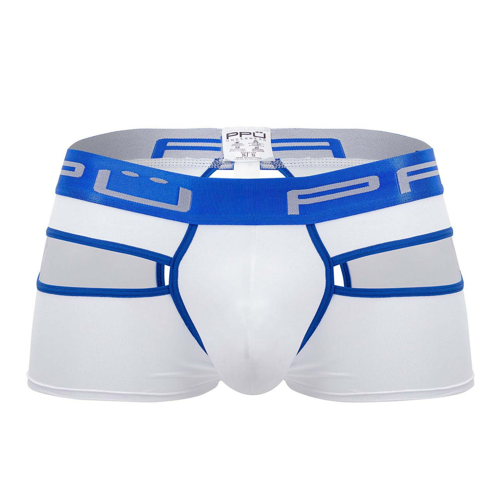 PPU 2104 Open Back Trunks Color White - DealByEthan.gay loves PPU
