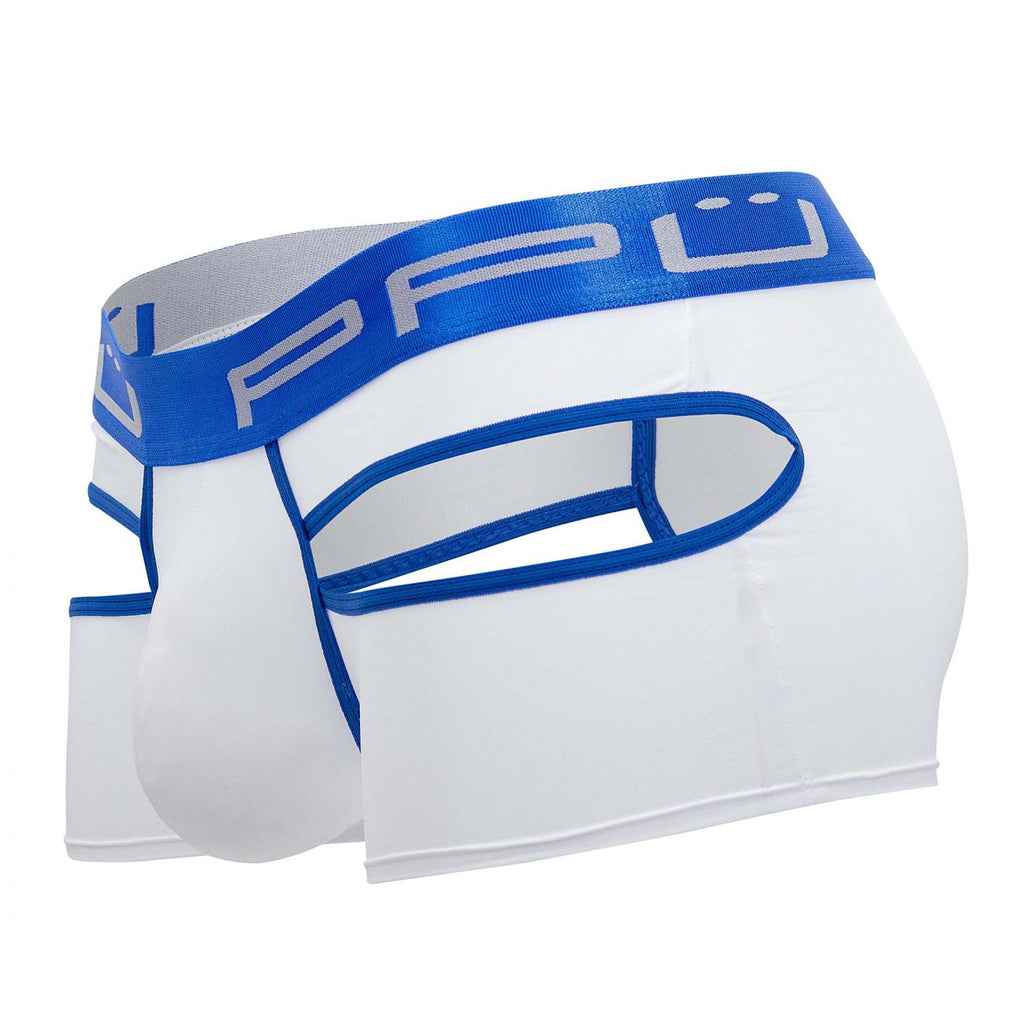 PPU 2104 Open Back Trunks Color White - DealByEthan.gay loves PPU