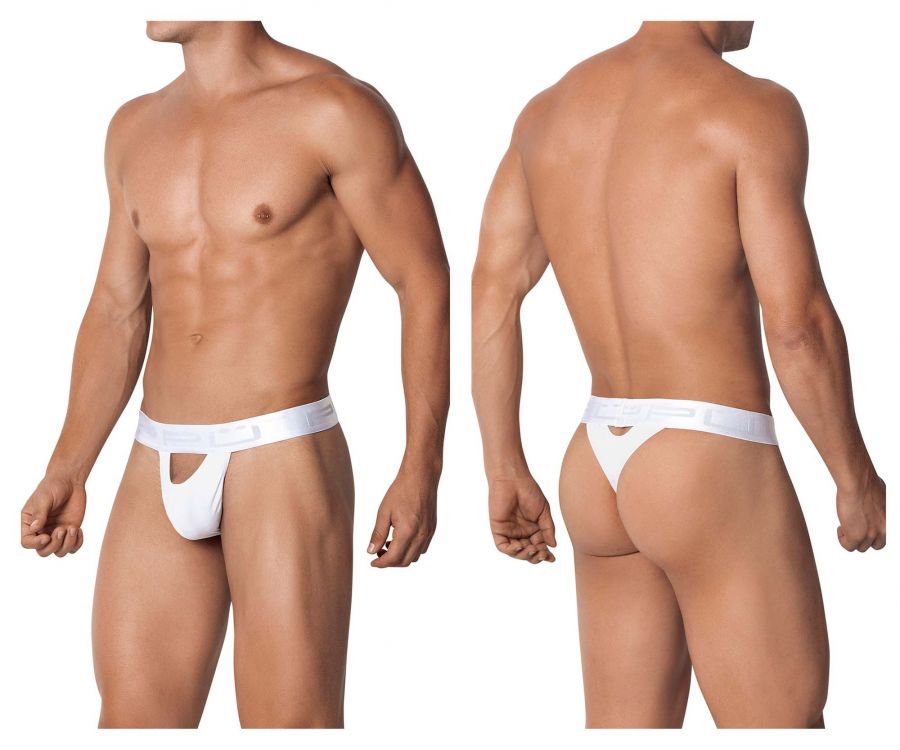 PPU 2112 Tanga Peek-a-boo Color Blanco