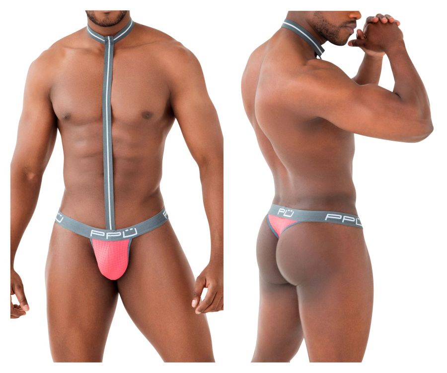PPU 2302 Harness Thongs Color Coral - DealByEthan.gay loves PPU