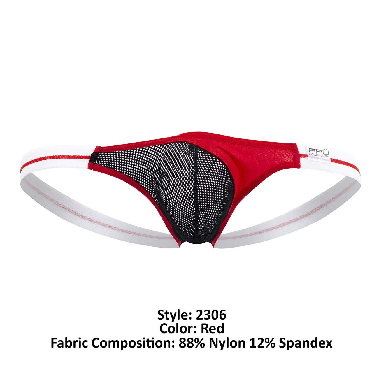 PPU 2306 Tanga o Jockstrap Color Rojo