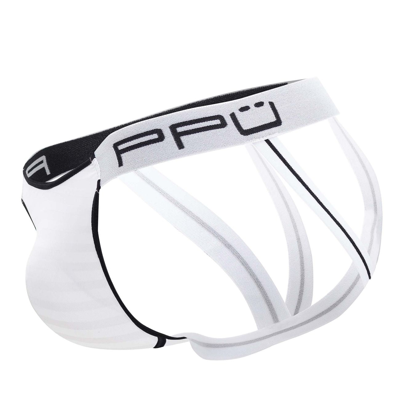 PPU 2311 Jockstrap de microfibra color blanco