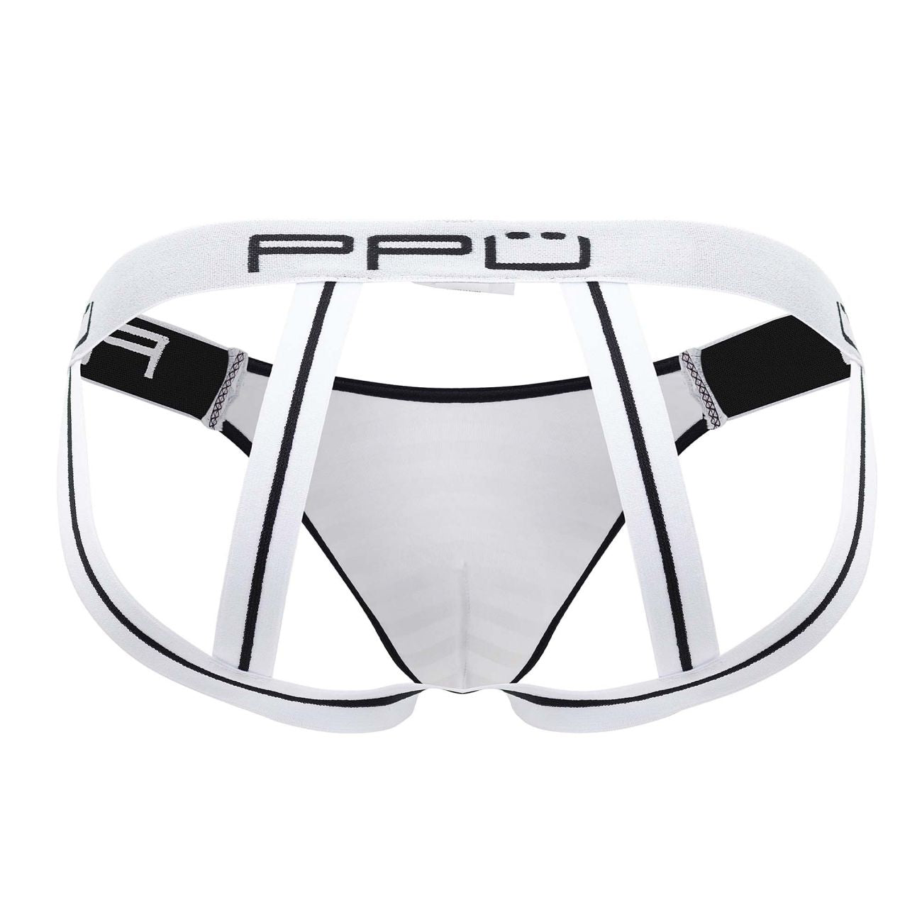 PPU 2311 Jockstrap de microfibra color blanco
