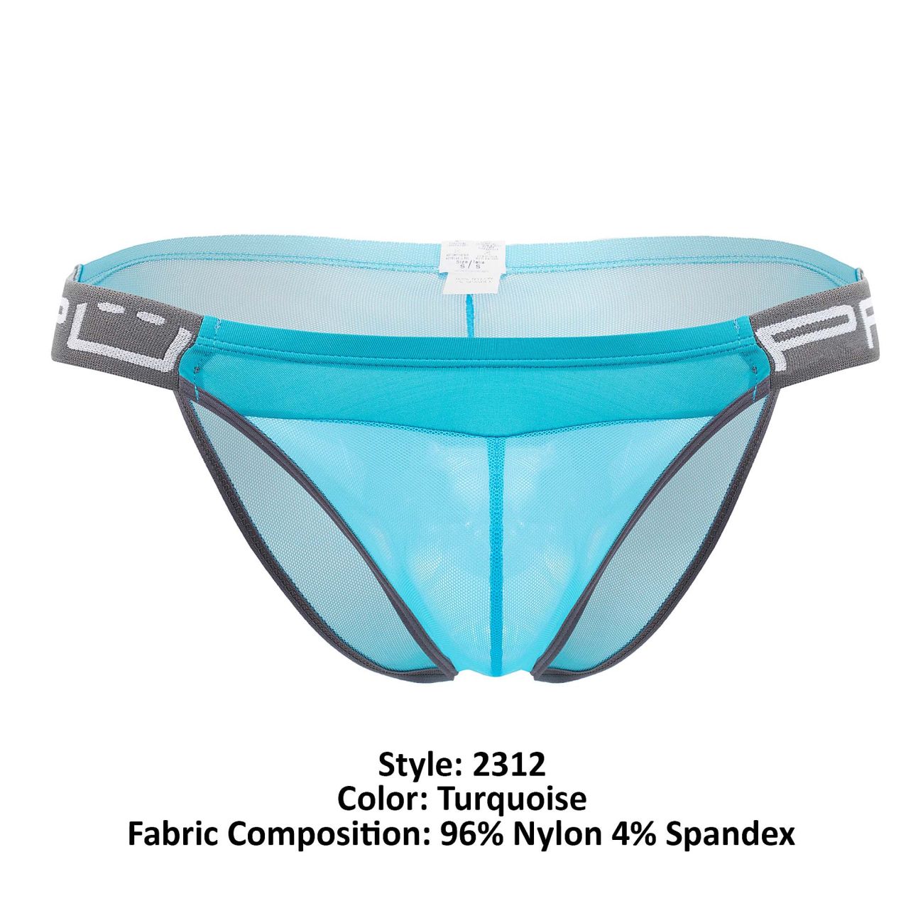 Bikini de malla PPU 2312 color turquesa