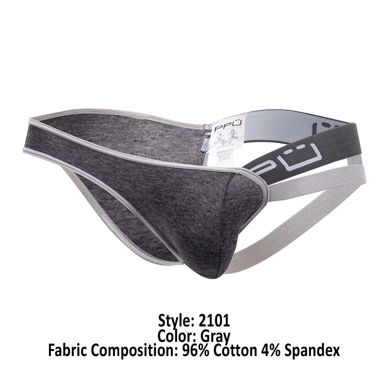 PPU 2101 Bikini de un solo lado color gris